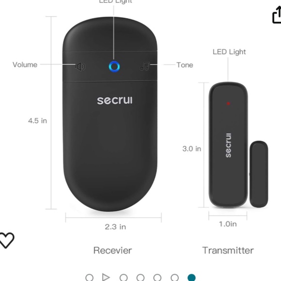 SECRUI Door Chime Wireless Entry Alert M508 D017 - Picture 2 of 9
